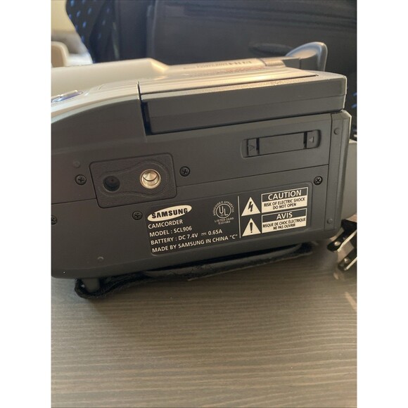 Samsung SCL906 Hi8 Video Camera Camcorder Digital 22x Zoom Case-OEM parts-remote - Picture 3 of 6